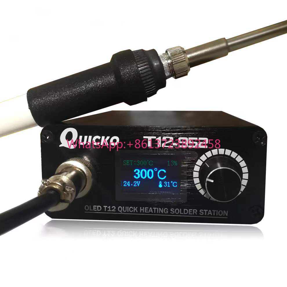 Soldering Station T12 Oled - สถานีบัดกรี T12-952 รุ่นใหม่ ทำความร้อนเร็ว เครื่องมือหัวแร้งบัดกรีอิเล็กทรอนิกส์ จอ